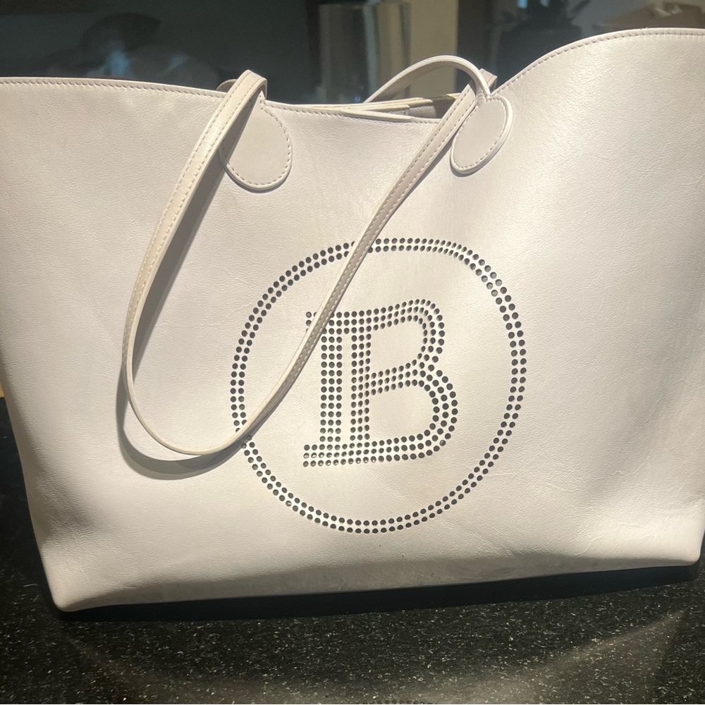 BALMAIN POWDER BLUE TOTE Elegant Tote Bag